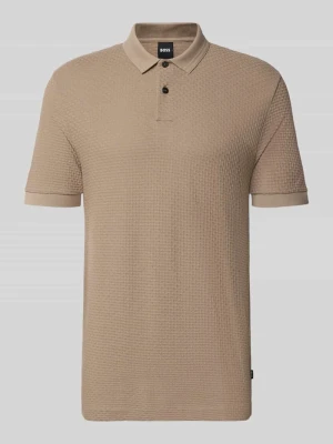 koszulka polo o kroju regular fit z czystej bawełny model 'Parlay 82' Boss