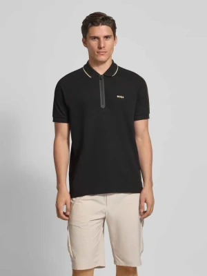 Koszulka polo o kroju regular fit z czystej bawełny model ‘PHILIX’ BOSS Green
