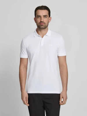 Koszulka polo o kroju regular fit z czystej bawełny model 'PIO 1' BOSS Green