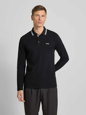 Koszulka polo o kroju regular fit z czystej bawełny model ‘PLISY’ BOSS Green