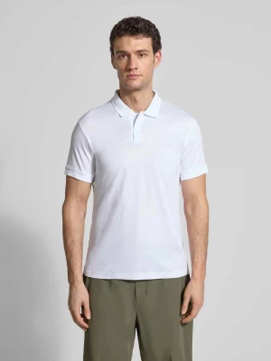Koszulka polo o kroju regular fit z czystej bawełny model ' PS Spirit 70 Plk' Boss Biały
