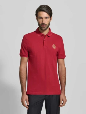 Koszulka polo o kroju regular fit z czystej bawełny model ‘QIANG’ Boss