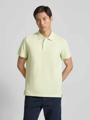 Koszulka polo o kroju regular fit z czystej bawełny pika z wyhaftowanym logo Tom Tailor