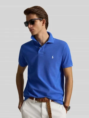 Koszulka polo o kroju regular fit z czystej bawełny Polo Ralph Lauren Niebieski