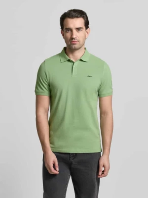 Koszulka polo o kroju Regular Fit z czystej bawełny s.Oliver RED LABEL