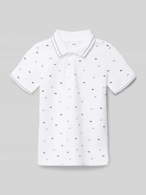 Koszulka polo o kroju Regular Fit z czystej bawełny s.Oliver RED LABEL