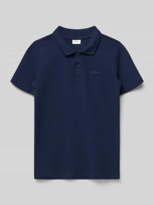 Koszulka polo o kroju regular fit z czystej bawełny s.Oliver RED LABEL