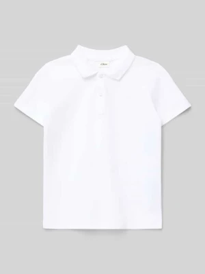 Koszulka polo o kroju regular fit z czystej bawełny s.Oliver RED LABEL