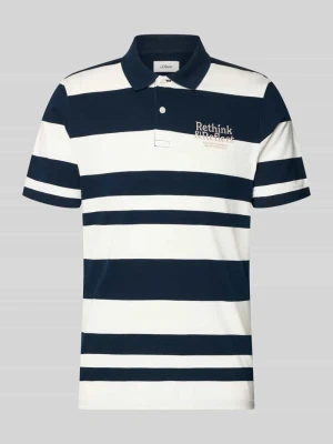 Koszulka polo o kroju regular fit z czystej bawełny s.Oliver RED LABEL