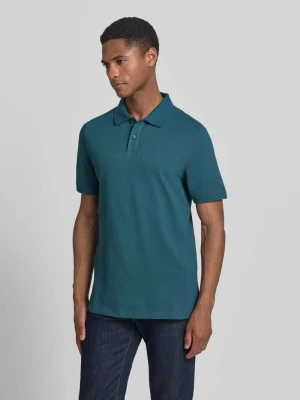 Koszulka polo o kroju regular fit z czystej bawełny s.Oliver Błękitny