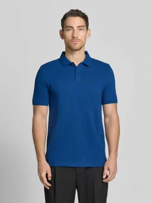 Koszulka polo o kroju regular fit z czystej bawełny s.Oliver Granatowy