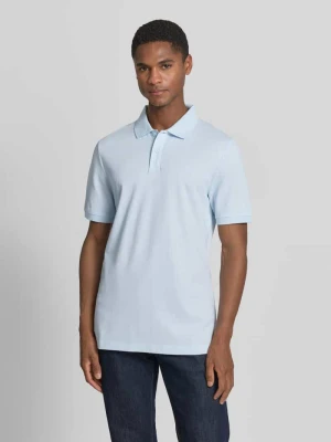 Koszulka polo o kroju regular fit z czystej bawełny s.Oliver Jasnoniebieski