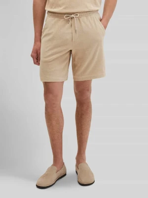 Koszulka polo o kroju regular fit z czystej bawełny z froty Marc O'Polo Beżowy