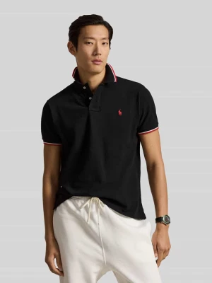 Koszulka polo o kroju regular fit z czystej bawełny z paskami w kontrastowym kolorze Polo Ralph Lauren