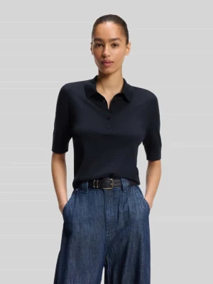koszulka polo o kroju regular fit z czystej żywej wełny model 'FIDENKA' Boss