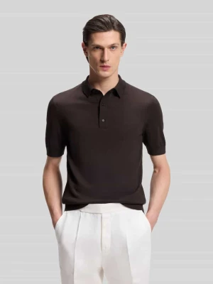 koszulka polo o kroju regular fit z czystej żywej wełny model 'NOLANO' Boss