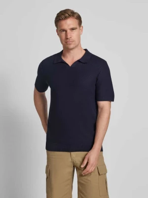Koszulka polo o kroju regular fit z dekoltem w serek Jack & Jones Premium