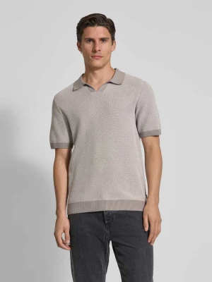 Koszulka polo o kroju regular fit z dekoltem w serek Jack & Jones Premium