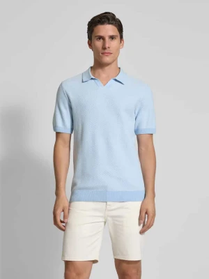 Koszulka polo o kroju regular fit z dekoltem w serek Jack & Jones Premium