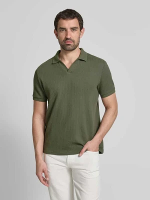 Koszulka polo o kroju regular fit z dekoltem w serek MCNEAL
