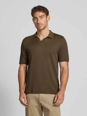Koszulka polo o kroju regular fit z dekoltem w serek model ‘Bolo’ CINQUE