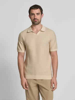 Koszulka polo o kroju regular fit z dekoltem w serek model ‘CEASTON’ Jack & Jones Premium
