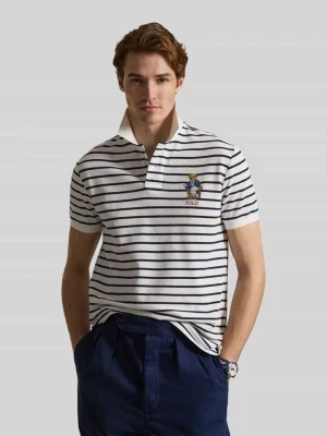 Koszulka polo o kroju regular fit z detal:em z nadruk polo bear Polo Ralph Lauren Biały