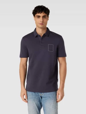 Koszulka polo o kroju regular fit z detalem z logo Armani Exchange