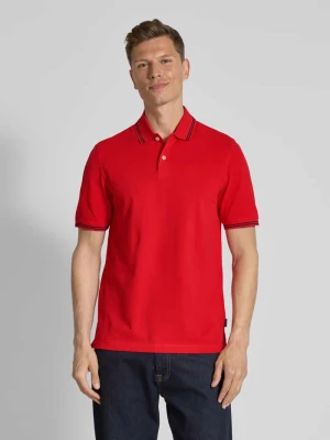 Koszulka polo o kroju regular fit z detalem z logo Bugatti