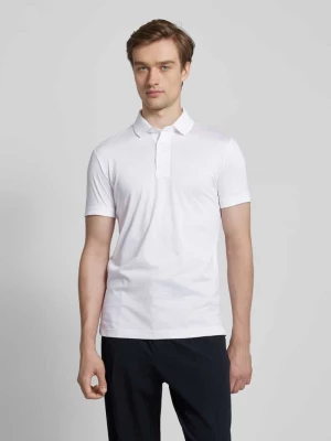 Koszulka polo o kroju regular fit z detalem z logo Emporio Armani