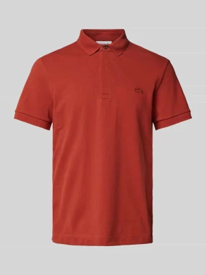 Koszulka polo o kroju regular fit z detalem z logo Lacoste