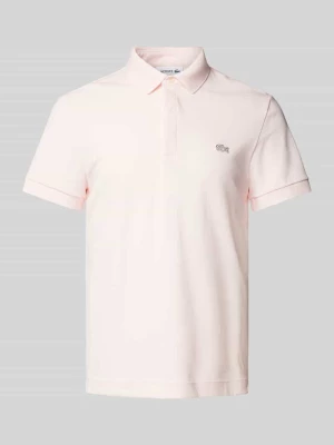 Koszulka polo o kroju regular fit z detalem z logo Lacoste