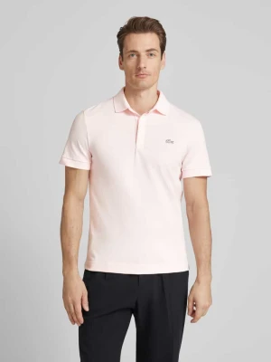 Koszulka polo o kroju regular fit z detalem z logo Lacoste