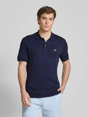 Koszulka polo o kroju regular fit z detalem z logo Lacoste