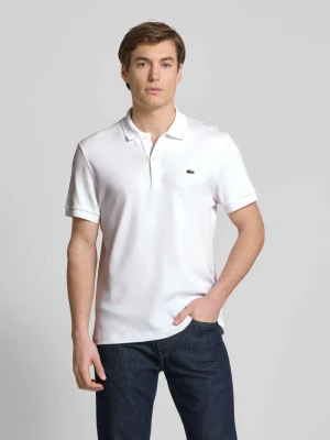 Koszulka polo o kroju regular fit z detalem z logo Lacoste