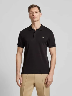 Koszulka polo o kroju regular fit z detalem z logo Lacoste