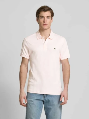 Koszulka polo o kroju regular fit z detalem z logo Lacoste