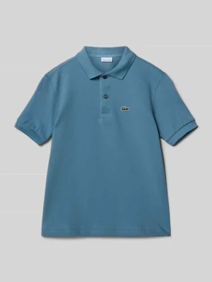 Koszulka polo o kroju regular fit z detalem z logo Lacoste