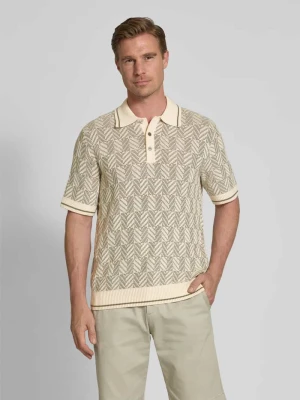 Koszulka polo o kroju regular fit z detalem z logo model ‘CODY’ Jack & Jones Premium