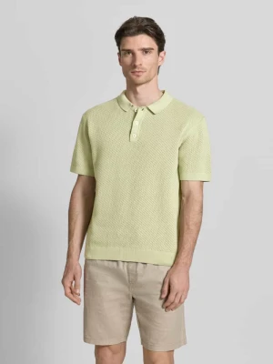 Koszulka polo o kroju regular fit z detalem z logo model 'ISAKSSON' casual friday