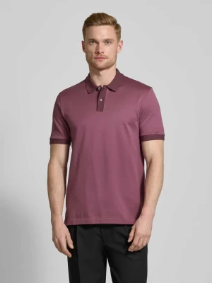 Koszulka polo o kroju regular fit z detalem z logo model ‘Parlay’ Boss