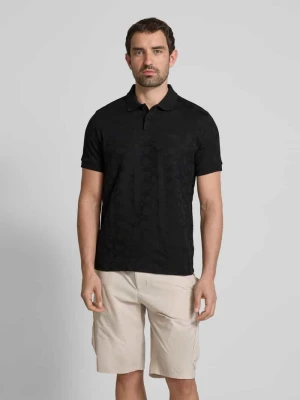 Koszulka polo o kroju regular fit z detalem z logo model ‘Pirax’ BOSS Green