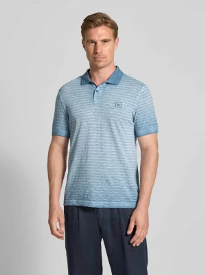 Koszulka polo o kroju regular fit z detalem z logo model ‘SLUB’ Lerros