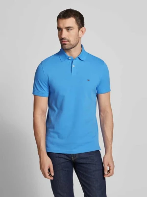 Koszulka polo o kroju regular fit z mieszanki bawełny Tommy Hilfiger