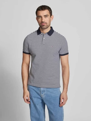 Koszulka polo o kroju regular fit z mieszanki bawełny Tommy Hilfiger