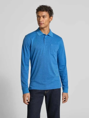 Koszulka polo o kroju regular fit z długim rękawem Christian Berg Men
