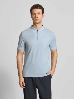 Koszulka polo o kroju regular fit z dodatkiem bawełny HECHTER PARIS