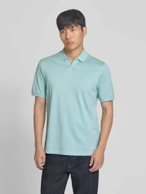 Koszulka polo o kroju regular fit z fakturowanym wzorem Bugatti