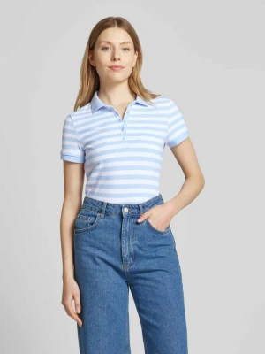 Koszulka polo o kroju regular fit z fakturowanym wzorem Christian Berg Woman
