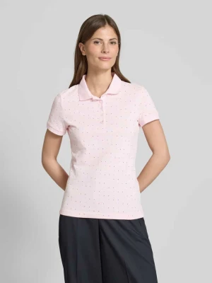 Koszulka polo o kroju regular fit z fakturowanym wzorem Christian Berg Woman